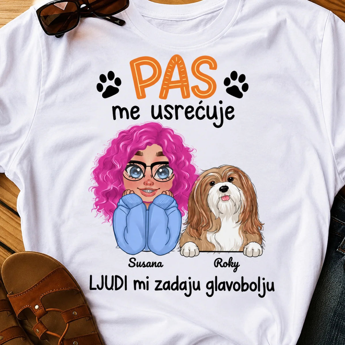 Psi Me Usrećuju – Majica